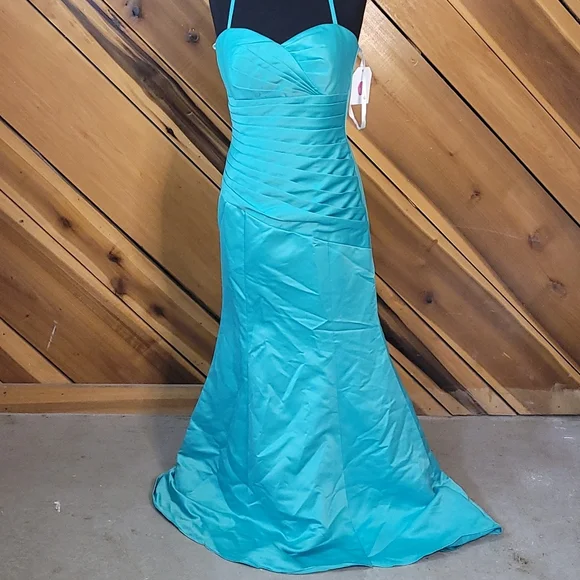 slim fit dress slacks Primavera Couture 3211 Size 10 Jade Sequin Prom Dress Pageant Gown Evening Formal Wear Side Slit main image 0